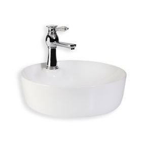 Lena E-4043 Beyaz Tezgah Üstü Porselen Lavabo