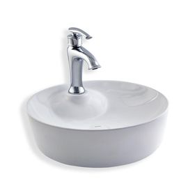 Lena E-4043 Beyaz Tezgah Üstü Porselen Lavabo