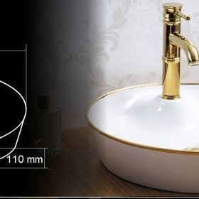 Lena E-4044A Tezgah Üstü Porselen Lavabo