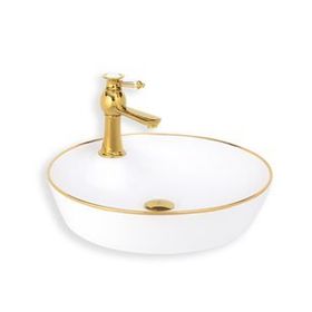 Lena E-4044A Tezgah Üstü Porselen Lavabo