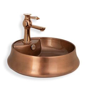 Lena E-4045 Beyaz Tezgah Üstü Lavabo