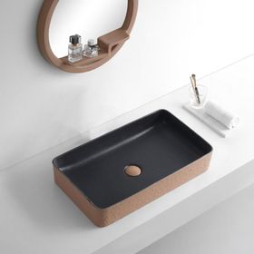 Lena E-4061P Tezgah Üstü Porselen Lavabo