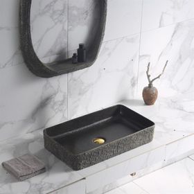 Lena E-4061S Tezgah Üstü Porselen Lavabo