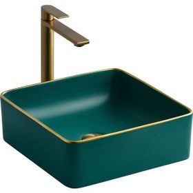 Lena E-4070Y Tezgah Üstü Porselen Lavabo