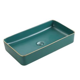 Lena E-4071Y Tezgah Üstü Porselen Lavabo