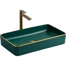 Lena E-4071Y Tezgah Üstü Porselen Lavabo