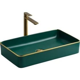 Lena E-4071Y Tezgah Üstü Porselen Lavabo