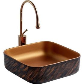 Lena E-4072X Mat Bakır Tezgah Üstü Çanak Lavabo