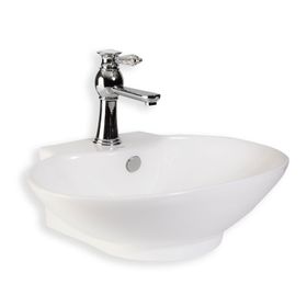 Lena E-4106 Beyaz Tezgah Üstü Porselen Lavabo