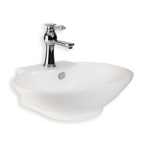 Lena E-4106 Beyaz Tezgah Üstü Porselen Lavabo