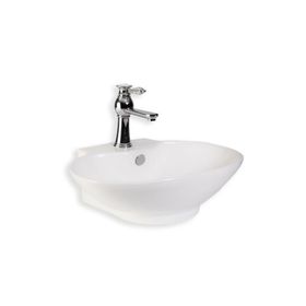 Lena E-4106 Beyaz Tezgah Üstü Porselen Lavabo