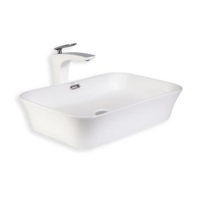 Lena E-4160 Beyaz Tezgah Üstü Lavabo
