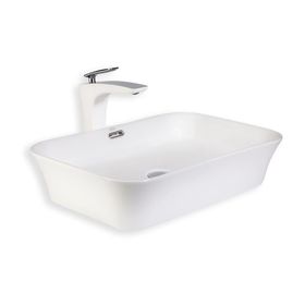 Lena E-4160 Beyaz Tezgah Üstü Lavabo