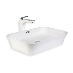 Lena E-4160 Beyaz Tezgah Üstü Lavabo