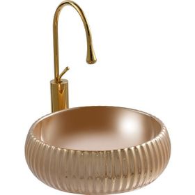 Lena E-4161A Tezgah Üstü Porselen Lavabo