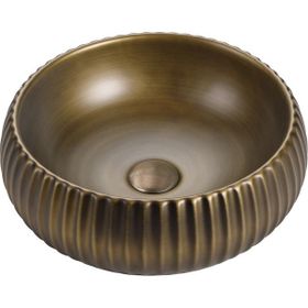 Lena E-4161C Haki Yeşil Tezgah Üstü Porselen Lavabo