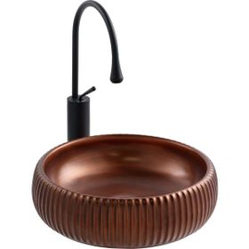 Lena E-4161X Tezgah Üstü Porselen Lavabo