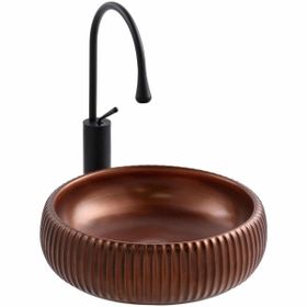 Lena E-4161X Tezgah Üstü Porselen Lavabo