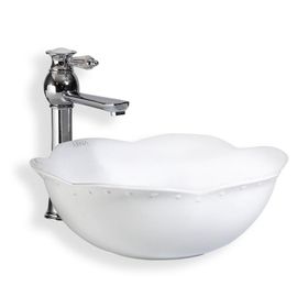 Lena E-4615 Tezgah Üstü Porselen Lavabo