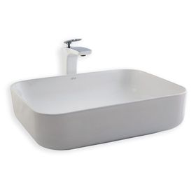 Lena E-4619 Beyaz Tezgah Üstü Porselen Lavabo