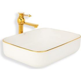 Lena E-4619A Tezgah Üstü Porselen Lavabo