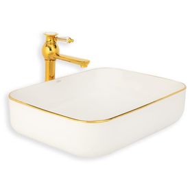Lena E-4619A Tezgah Üstü Porselen Lavabo