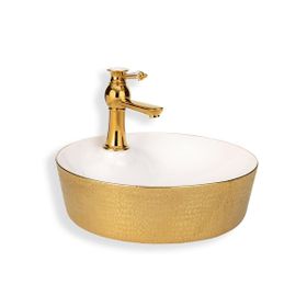Lena E-5001A Tezgah Üstü Özel Seri Porselen Lavabo