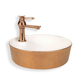 Lena E-5001R Tezgah Üstü Özel Seri Porselen Lavabo