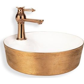 Lena E-5002R Tezgah Üstü Özel Seri Porselen Lavabo