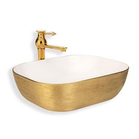 Lena E-5003A Tezgah Üstü Özel Seri Porselen Lavabo