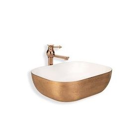 Lena E-5003R Tezgah Üstü Porselen Lavabo