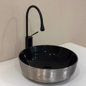 Lena E-5004GS Tezgah Üstü Porselen Lavabo