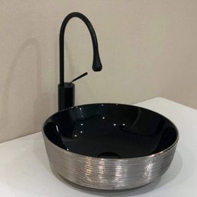 Lena E-5004GS Tezgah Üstü Porselen Lavabo