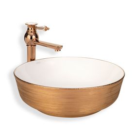Lena E-5004R Tezgah Üstü Özel Seri Porselen Lavabo
