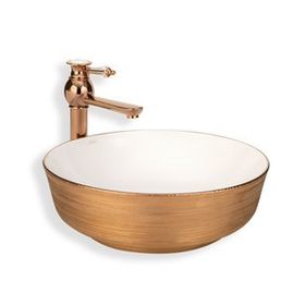 Lena E-5004R Tezgah Üstü Özel Seri Porselen Lavabo