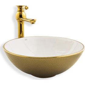 Lena E-5005A Tezgah Üstü Porselen Lavabo