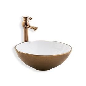 Lena E-5005R Tezgah Üstü Porselen Lavabo