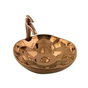 Lena E-5006R Tezgah Üstü Porselen Lavabo