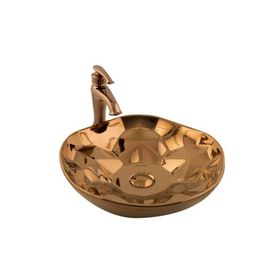 Lena E-5006R Tezgah Üstü Porselen Lavabo