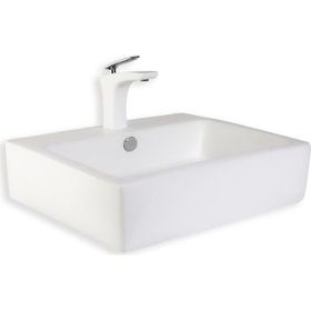 Lena E-5172 Tezgah Üstü Porselen Lavabo