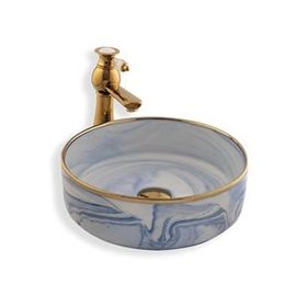 Lena E-7024 Tezgah Üstü Porselen Lavabo