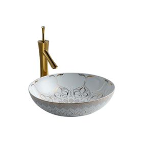 Lena E-7032 Altın Tezgah Üstü Lavabo