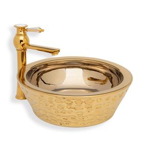 Lena E-8103 Tezgah Üstü Porselen Lavabo