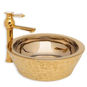 Lena E-8103 Tezgah Üstü Porselen Lavabo