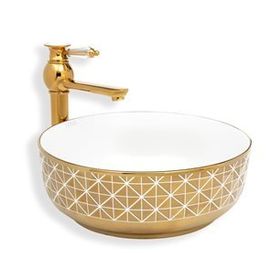 Lena E-8114 Tezgah Üstü Porselen Lavabo