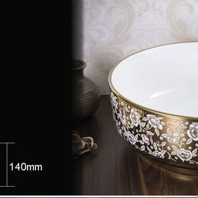Lena E-8115 Tezgah Üstü Porselen Lavabo