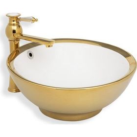 Lena E-8118 Tezgah Üstü Porselen Lavabo