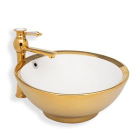 Lena E-8118 Tezgah Üstü Porselen Lavabo