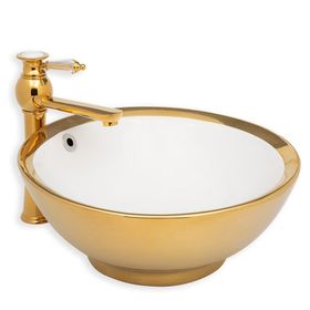 Lena E-8118 Tezgah Üstü Porselen Lavabo
