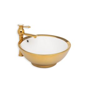 Lena E-8118 Tezgah Üstü Porselen Lavabo